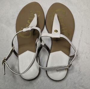 Circus Sam Edelman Cayden White T Strap Sandal 8